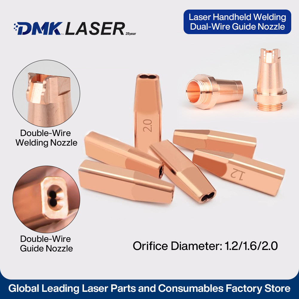 Laser Welding Wire Feeder - Nosel Pengumpan Kawat Ganda untuk Pengelasan