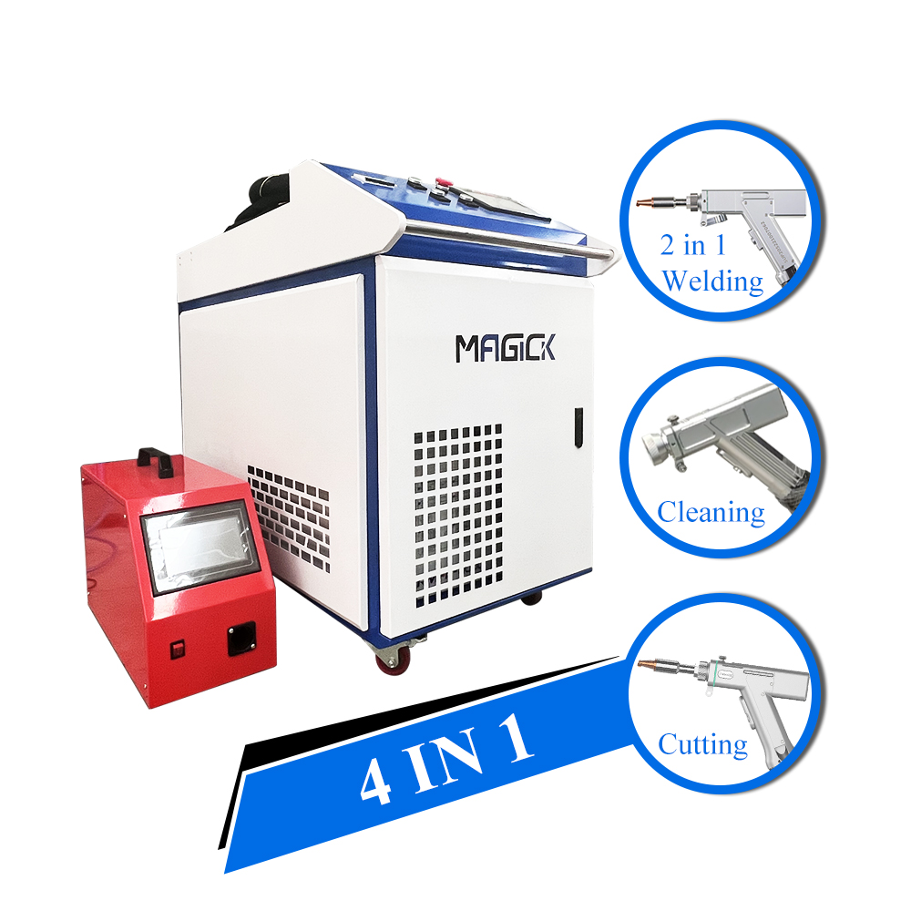 Handheld Laser Welder 1000W - Mesin Tiga-dalam-Satu Pemotong Laser Genggam Pengelasan