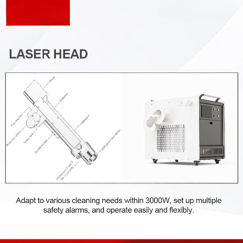 Pembersih Laser Genggam Indust - Laser Cleaning Machine 2000W ulasan dan harga