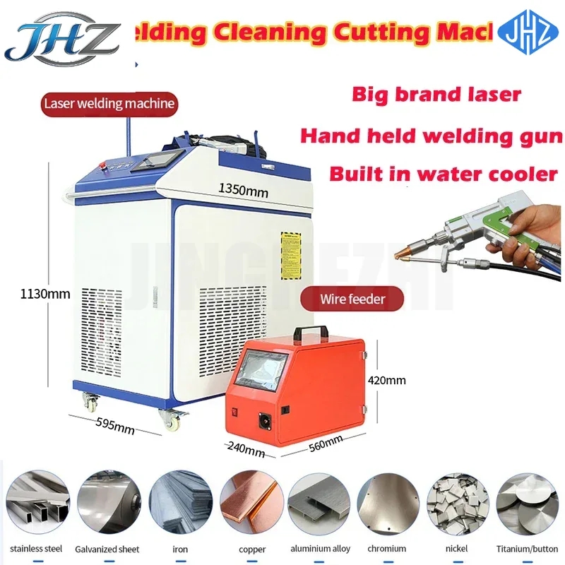 Mesin Laser Serat 3 in 1 JHZ u - Laser Welding Machine 3 In 1 Cutting Cleaning ulasan dan harga