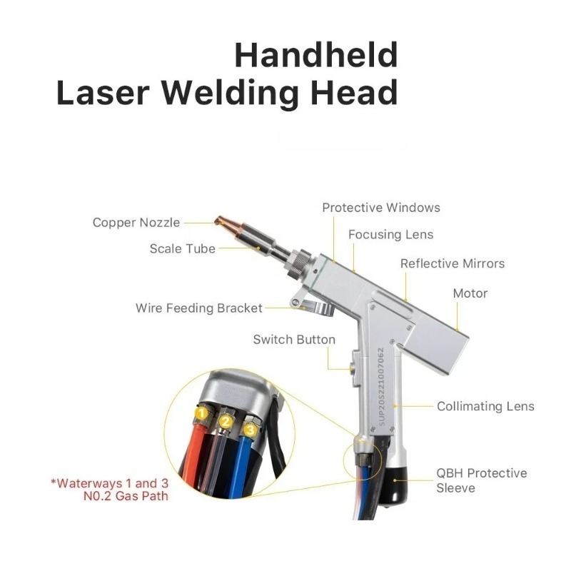 Suku Cadang Mesin Las Serat Ge - Fiber Laser Welder 2000W ulasan dan harga