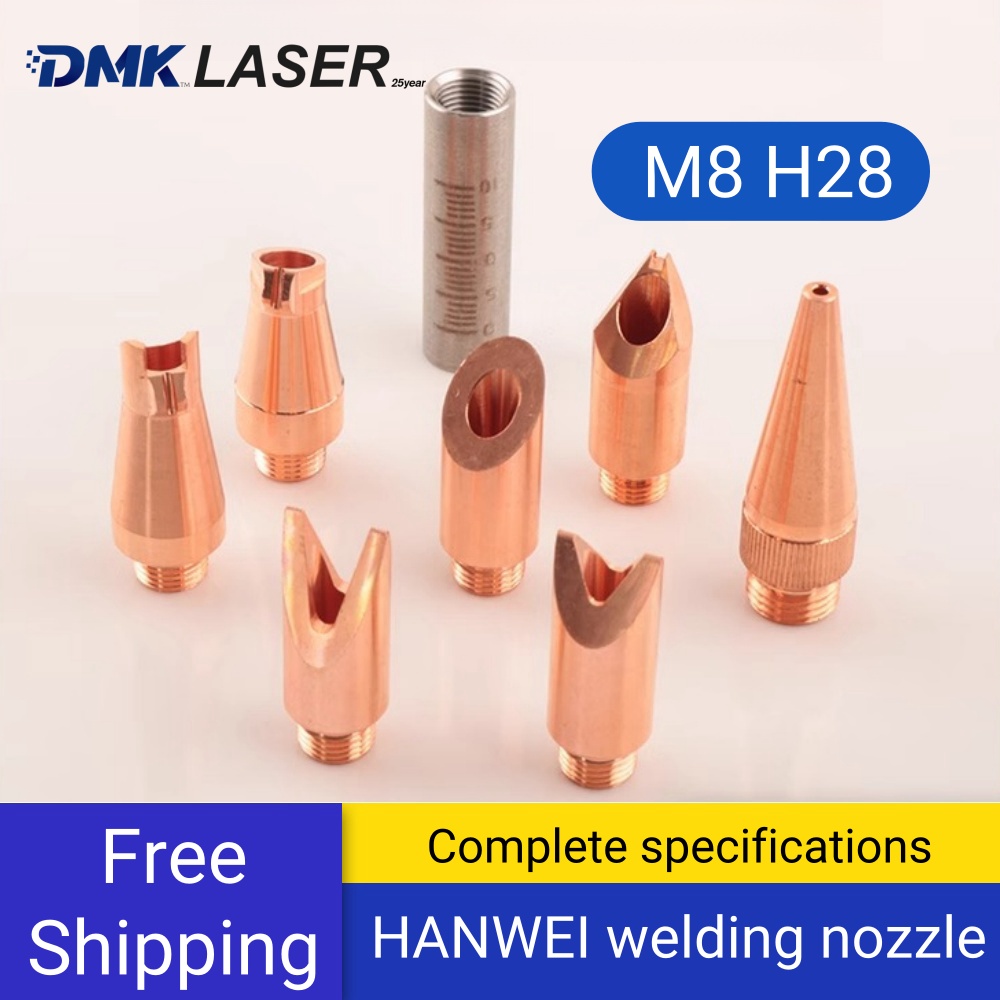 HANWEI mulut pipa las serat la - Laser Welding Nozzle Copper ulasan dan harga