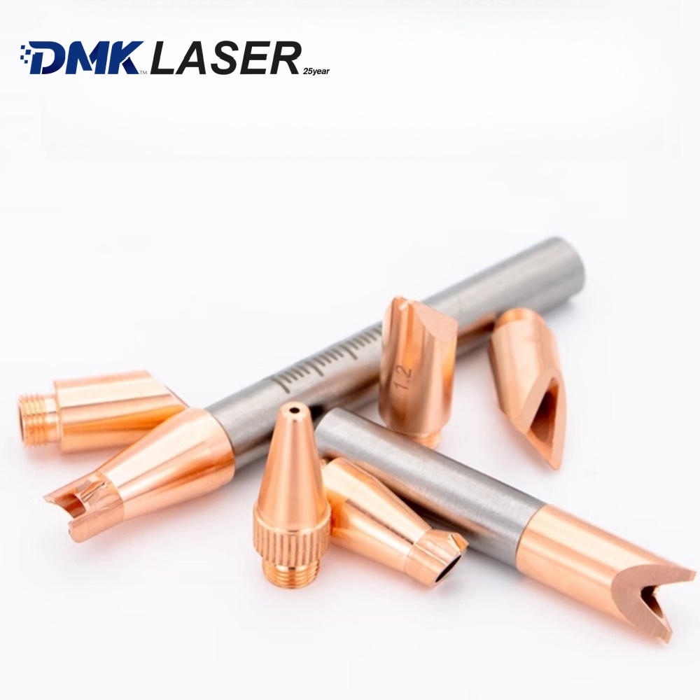 HANWEI mulut pipa las serat la - Laser Welding Nozzle Copper ulasan dan harga