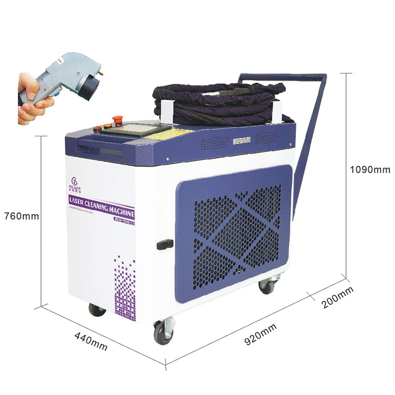 Mesin Pembersih Laser Serat Ge - Laser Rust Removal Machine 1500W ulasan dan harga